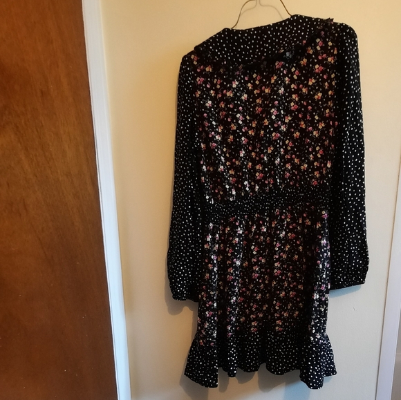 Zara Mini Dress With Contrast Print - Picture 11 of 14
